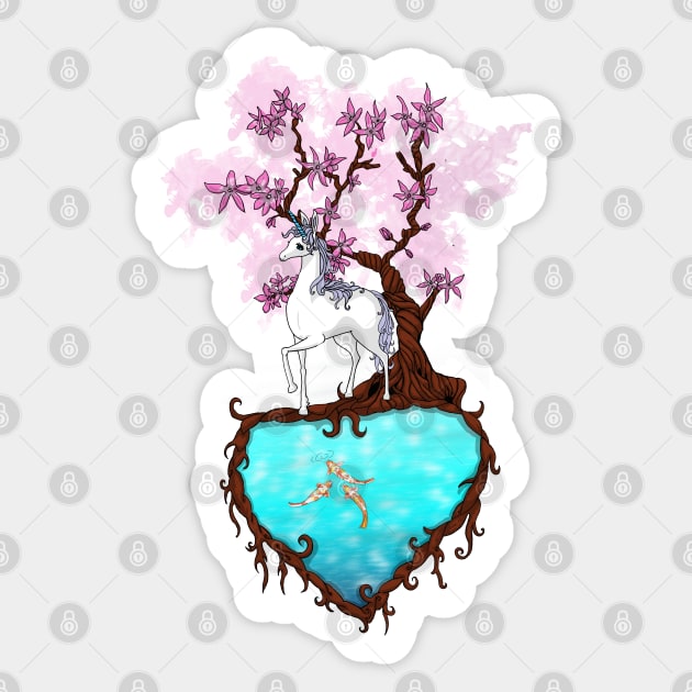 Lonely Unicorn Sticker by Astrablink7